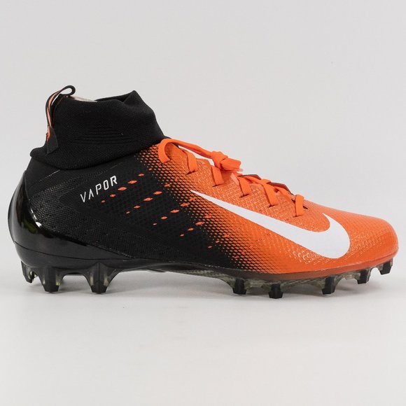 Orange and black football cleats youth online